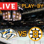 LIVE: Nashville Predators VS Boston Bruins Commentary/Scoreboard! #nhlbruins