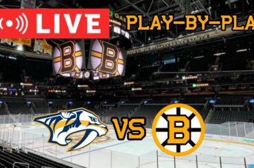 LIVE: Nashville Predators VS Boston Bruins Commentary/Scoreboard! #nhlbruins