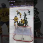 Snygg räddning av Emil Larmi (Färjestad BK Djurgården Hockey Löfbergs Arena SHL i Sverige) (#Shorts)