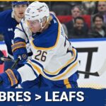 As the Buffalo Sabres RISE, the Toronto Maple Leafs FALL