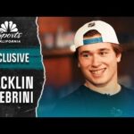 Macklin Celebrini discusses Sharks' success, ‘honor' of representing Team Canada | NBCSCA