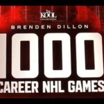 BRENDEN DILLON 1000TH GAME CEREMONY AT THE ROCK! #NJDevils