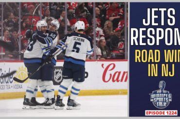 Winnipeg Jets respond with road win in New Jersey