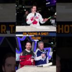 Rob & Dom explain sledge hockey sticks… and they are sharp!