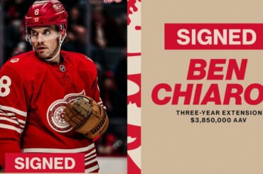 Ben Chiarot Extends with the Detroit Red Wings