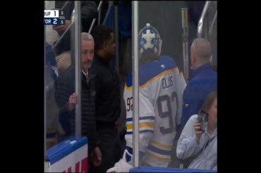 Ukko-Pekka Luukkonen has been replaced by Colten Ellis after an apparent injury.