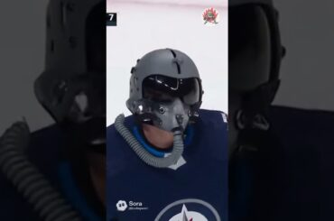 Ai-parody Winnipeg Jets Goalie Helmet | The Details Are Insane