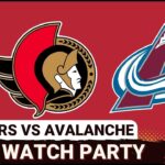 LIVE: Ottawa Senators vs Colorado Avalanche - NHL Watch Party - January 28, 2026