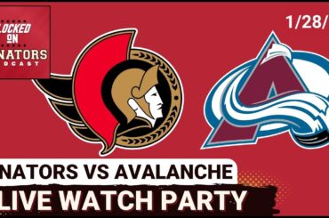 LIVE: Ottawa Senators vs Colorado Avalanche - NHL Watch Party - January 28, 2026