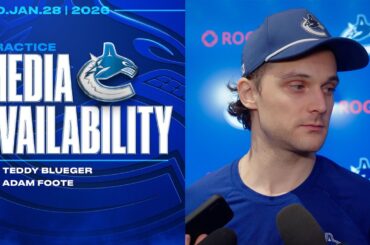 Teddy Blueger & Head Coach Adam Foote Practice Media Availabilities (Jan 28, 2026)