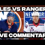 New York Rangers Vs New York Islanders LIVE COMMENTARY! | 2025-26 NHL Season