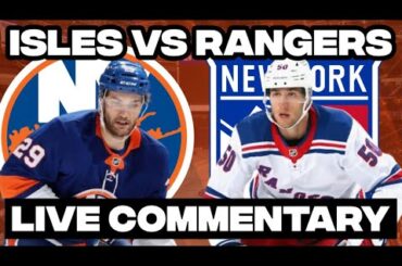 New York Rangers Vs New York Islanders LIVE COMMENTARY! | 2025-26 NHL Season