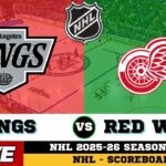 🔴LIVE : Los Angeles Kings Vs Detroit Red Wings | NHL 2026 | NHL Live SCOREBOARD | 28/01/2026