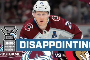 The Colorado Avalanche no show in loss to the Ottawa Senators | DNVR Avalanche Postgame
