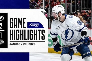 Lightning vs. Blackhawks | Lightning Radio Highlights | January 23, 2026