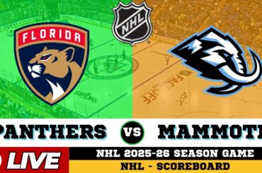 🔴LIVE : Utah Mammoth Vs Florida Panthers | NHL 2026 | NHL Live SCOREBOARD | 28/01/2026