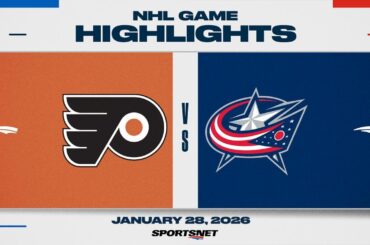 NHL Highlights | Flyers vs. Blue Jackets - January 28, 2026