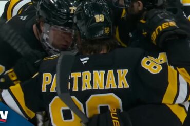 Bruins' David Pastrnak Redirects Centring Pass To Net Winner 15 Seconds Into OT