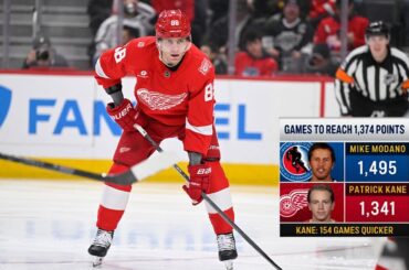 KANE ties MODANO for all-time points by U.S. player