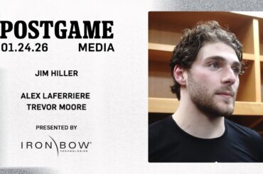 MEDIA: Alex Laferriere, Trevor Moore, and Jim Hiller | 01.24.26 @ STL