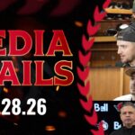 Jake Sanderson, Drake Batherson, Xavier Bourgault, Travis Green Pregame Media vs COL