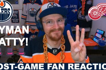 ZACH-TRICK! Post-Game Fan Reaction: Oilers vs Red Wings