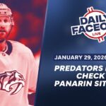 A Nashville Predators’ Playoff Reality Check & Panarin sits in New York | Daily Faceoff Live