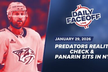 A Nashville Predators’ Playoff Reality Check & Panarin sits in New York | Daily Faceoff Live