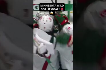 FILIP GUSTAVSSON WITH THE GOALIE GOAL!! 🚨🚨🚨