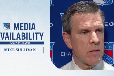 NYR at NYI: Mike Sullivan Postgame Media Availability | Jan. 28, 2026