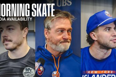 New York Islanders Morning Skate Availability | NYI at PHI