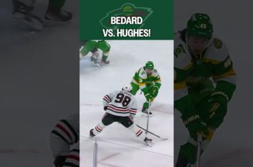 Not many guys can do THIS to Bedard! 💪🚫