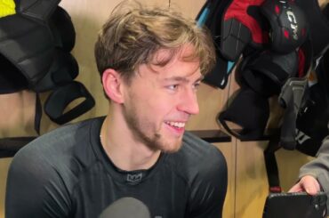 Egor Chinakhov, Penguins, on his shot