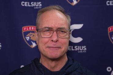 Paul Maurice, Panthers Morning Skate: Florida at St. Louis Blues; January 29, 2026
