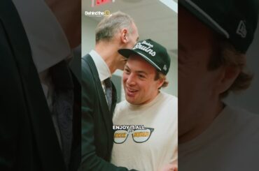 Greeting the greats 🤝 #BehindTheB