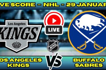 🔴 LIVE: LA Kings at Buffalo Sabres | NHL Scoreboard | Jan 29 | Thompson vs Kopitar Duel