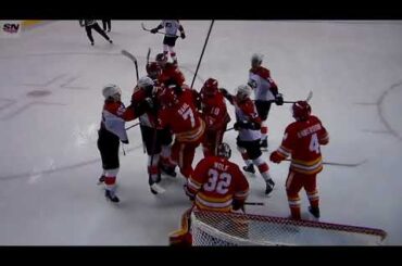Flames' Klapka, Flyers Seeler roughing penalties after scuffle