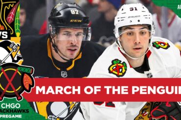 BLACKHAWKS PREGAME: Can Chicago Stop the 3-Game SKID in Pittsburgh? | CHGO Blackhawks