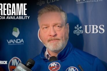 New York Islanders Pregame Availability | NYI at NYR