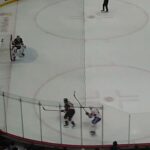 Belleville Senators' Mads Søgaard makes a breakaway save vs. Laval Rocket's Florian Xhekaj 1/14/26