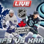 Toronto Maple Leafs vs Seattle Kraken LIVE 🔴 | NHL LIVE Stream Reaction & Play By Play