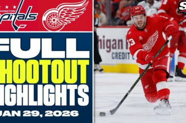 Washington Capitals at Detroit Red Wings | FULL Shootout Highlights - January 29, 2026
