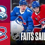 Avalanche vs Canadiens 29/01/26 | Faits saillants