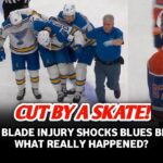 Blues Forward Cut by Skate – Fans Fear Season-Ending Injury!