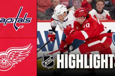 Capitals vs. Red Wings | NHL Highlights | January 29, 2026