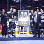 Honoring 1,000 Games in the NHL for Charlie Coyle! 👏 Full Silver Stick Ceremony 🏒