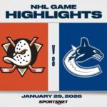NHL Highlights | Ducks vs. Canucks - January 29, 2026