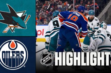 Sharks vs. Oilers | NHL Highlights | January 29, 2026