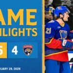 Game Highlights: Blues 5, Panthers 4
