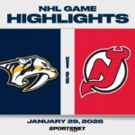 NHL Highlights | Predators vs. Devils - January 29, 2026